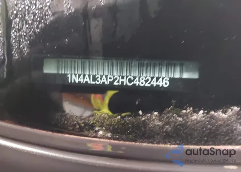 2017 Nissan Altima 2.5 Sv z USA, uszkodzony, nr VIN 1N4AL3AP2HC482446